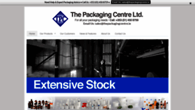 What Thepackagingcentre.com website looked like in 2019 (4 years ago)