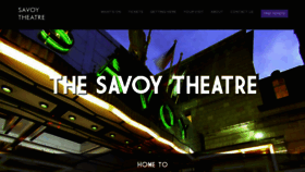 What Thesavoytheatre.com website looked like in 2019 (4 years ago)