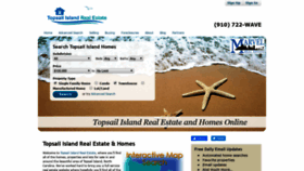 What Topsailislandrealestate.com website looked like in 2019 (4 years ago)