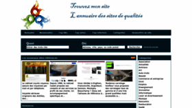 What Trouvez-mon-site.com website looked like in 2019 (4 years ago)