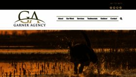 What Thegarneragency.com website looked like in 2019 (4 years ago)