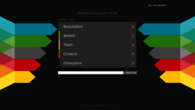 What Thebeautyqueen.store website looked like in 2019 (4 years ago)