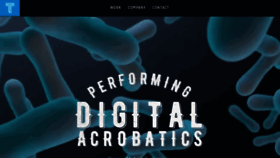 What Troupeagency.com website looked like in 2019 (5 years ago)
