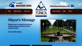 What Townoftunica.com website looked like in 2019 (4 years ago)