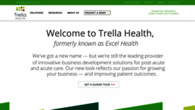 What Trellahealth.com website looked like in 2019 (4 years ago)