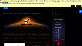 What Twin-suns.net website looked like in 2019 (5 years ago)