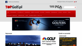 What Topgolf.pl website looked like in 2019 (4 years ago)