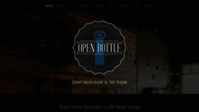 What Theopenbottle.com website looked like in 2019 (4 years ago)