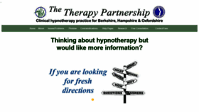 What Therapypartnership.com website looked like in 2019 (4 years ago)