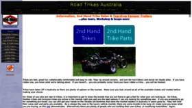 What Trikesaustralia.com website looked like in 2019 (4 years ago)