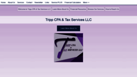 What Tripptaxes.com website looked like in 2019 (4 years ago)