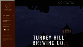 What Turkeyhillbrewing.com website looked like in 2019 (4 years ago)