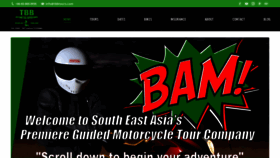 What Thailandmotorcycle.tours website looked like in 2019 (4 years ago)