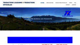 What Traductions-lausanne.com website looked like in 2019 (4 years ago)