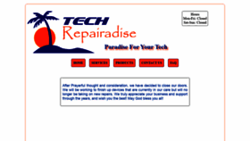 What Techrepairadise.com website looked like in 2019 (4 years ago)