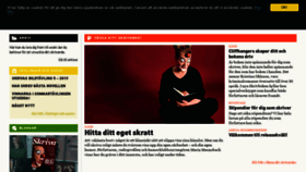 What Tidningenskriva.se website looked like in 2019 (4 years ago)