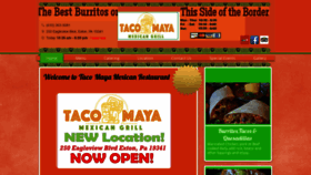 What Taco-maya.com website looked like in 2019 (4 years ago)