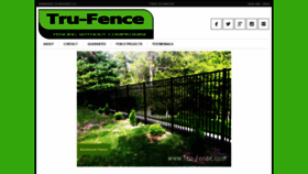 What Tru-fence.com website looked like in 2019 (4 years ago)