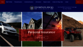What Thompsonhicks.com website looked like in 2019 (4 years ago)