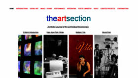 What Theartsection.com website looked like in 2019 (4 years ago)