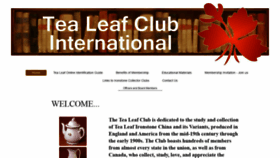 What Tealeafclub.com website looked like in 2019 (4 years ago)