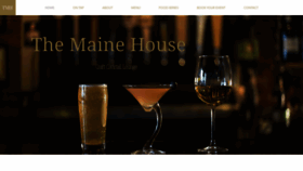 What Themainehousehallowell.com website looked like in 2019 (4 years ago)