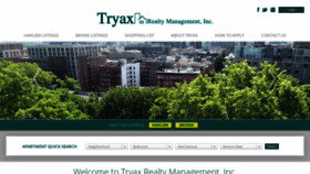 What Tryaxrealtymanagement.com website looked like in 2019 (4 years ago)