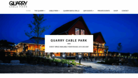 What Thequarrycablepark.com website looked like in 2019 (4 years ago)