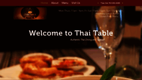What Thai-table.com website looked like in 2019 (4 years ago)