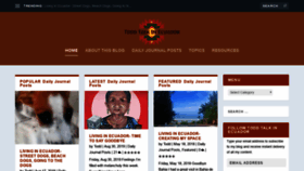 What Toddtalkinecuador.com website looked like in 2019 (4 years ago)