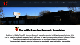 What Tgcacalgary.com website looked like in 2019 (4 years ago)