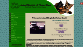 What Tatumranchvet.com website looked like in 2019 (4 years ago)