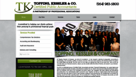 What Topkes.com website looked like in 2019 (4 years ago)