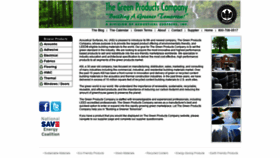 What Thegreenproductscompany.com website looked like in 2019 (4 years ago)