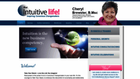 What Theintuitivelife.com website looked like in 2019 (4 years ago)