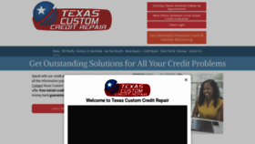 What Texascustomcreditrepair.com website looked like in 2019 (4 years ago)