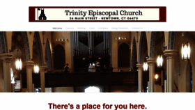 What Trinitynewtownct.org website looked like in 2019 (4 years ago)