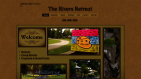 What Theriversretreat.com website looked like in 2019 (4 years ago)