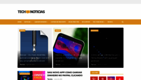 What Technoticiais.com.br website looked like in 2019 (4 years ago)