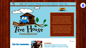 What Thetreehousefoundation.org website looked like in 2019 (4 years ago)