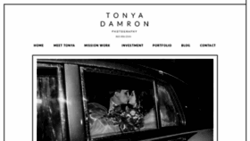 What Tonyadamron.com website looked like in 2019 (4 years ago)