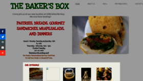 What Thebakersboxshop.net website looked like in 2019 (4 years ago)