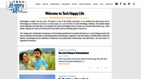 What Techhappylife.com website looked like in 2019 (4 years ago)