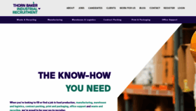What Thornbakerindustrial.co.uk website looked like in 2019 (4 years ago)