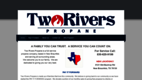 What Tworiverspropane.com website looked like in 2019 (4 years ago)