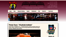 What Thirstystavern.com website looked like in 2019 (4 years ago)