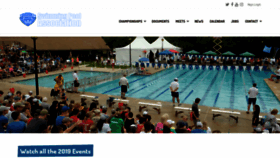 What Tricoswim.org website looked like in 2019 (4 years ago)