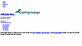 What Taillightsdogs.com website looked like in 2019 (4 years ago)