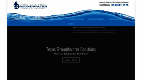 What Texasgroundwatersolutions.com website looked like in 2019 (4 years ago)