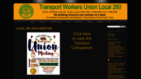 What Twulocal260.com website looked like in 2019 (4 years ago)